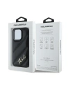 Hurtownia GSM - Tok Karl Lagerfeld KLHCP13LPQDSMGK Apple iPhone 13 Pro / 13 kemény tok Diagonál Steppelt Felirat fekete/black - KLD2115 - {ean13} - Hurt