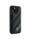 Hurtownia GSM - Etui Karl Lagerfeld KLHCP13MPQDSMGK Apple iPhone 13 hardcase Diagonal Quilted Script negru/black - KLD2116 - {ean13} - Hurt