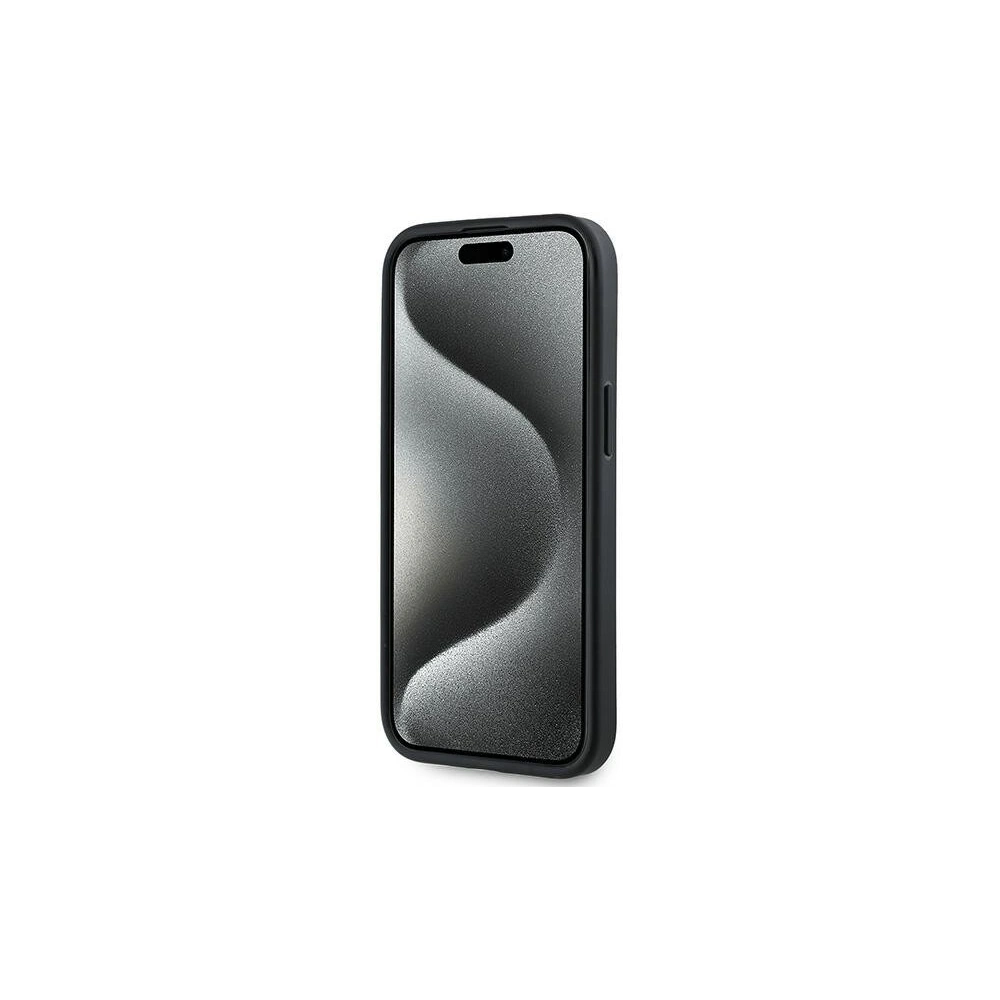 Hurtownia GSM - Etui Karl Lagerfeld KLHCP13MPQDSMGK Apple iPhone 13 hardcase Diagonal Quilted Script negru/black - KLD2116 - {ean13} - Hurt