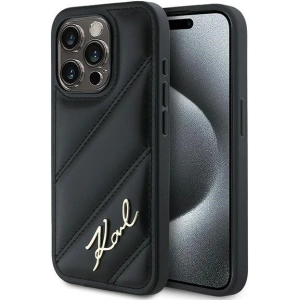 Hurtownia GSM - Etui Karl Lagerfeld KLHCP13XPQDSMGK Apple iPhone 13 Pro Max hardcase Diagonal Quilted Script černý/black - KLD2117 - {ean13} - Hurt
