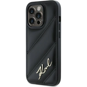 Hurtownia GSM - Etui Karl Lagerfeld KLHCP13XPQDSMGK Apple iPhone 13 Pro Max hardcase Diagonal Quilted Script černý/black - KLD2117 - {ean13} - Hurt