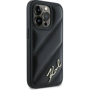 Hurtownia GSM - Etui Karl Lagerfeld KLHCP13XPQDSMGK Apple iPhone 13 Pro Max hardcase Diagonal Quilted Script černý/black - KLD2117 - {ean13} - Hurt