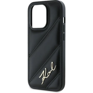 Hurtownia GSM - Etui Karl Lagerfeld KLHCP13XPQDSMGK Apple iPhone 13 Pro Max hardcase Diagonal Quilted Script černý/black - KLD2117 - {ean13} - Hurt