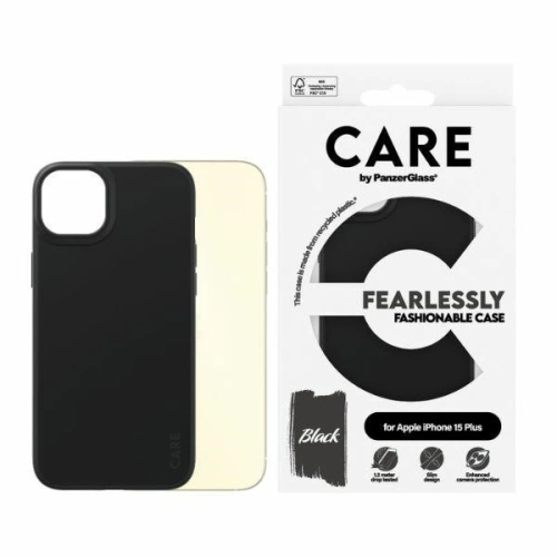 Etui CARE by PanzerGlass Fearlessly Fashionable Case Apple iPhone 15 Plus / 14 Plus czarny/black