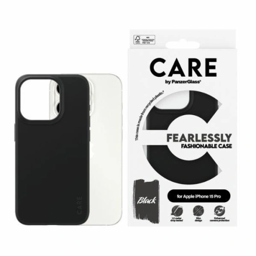 Etui CARE by PanzerGlass Fearlessly Fashionable Case Apple iPhone 15 Pro czarny/black