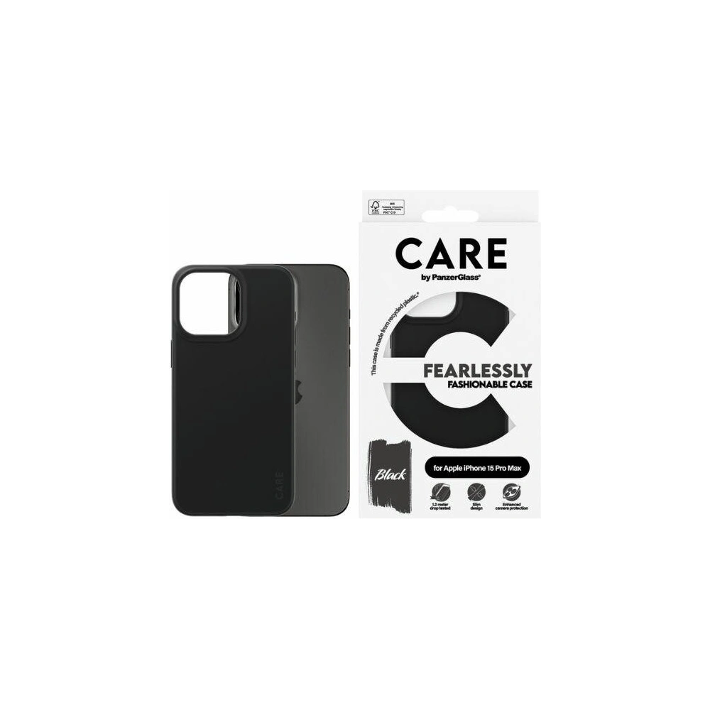 Hurtownia GSM - Case CARE von PanzerGlass Furchtlos modisches Case Apple iPhone 15 Pro Max schwarz/black - PZG657 - {ean13} - Hurt