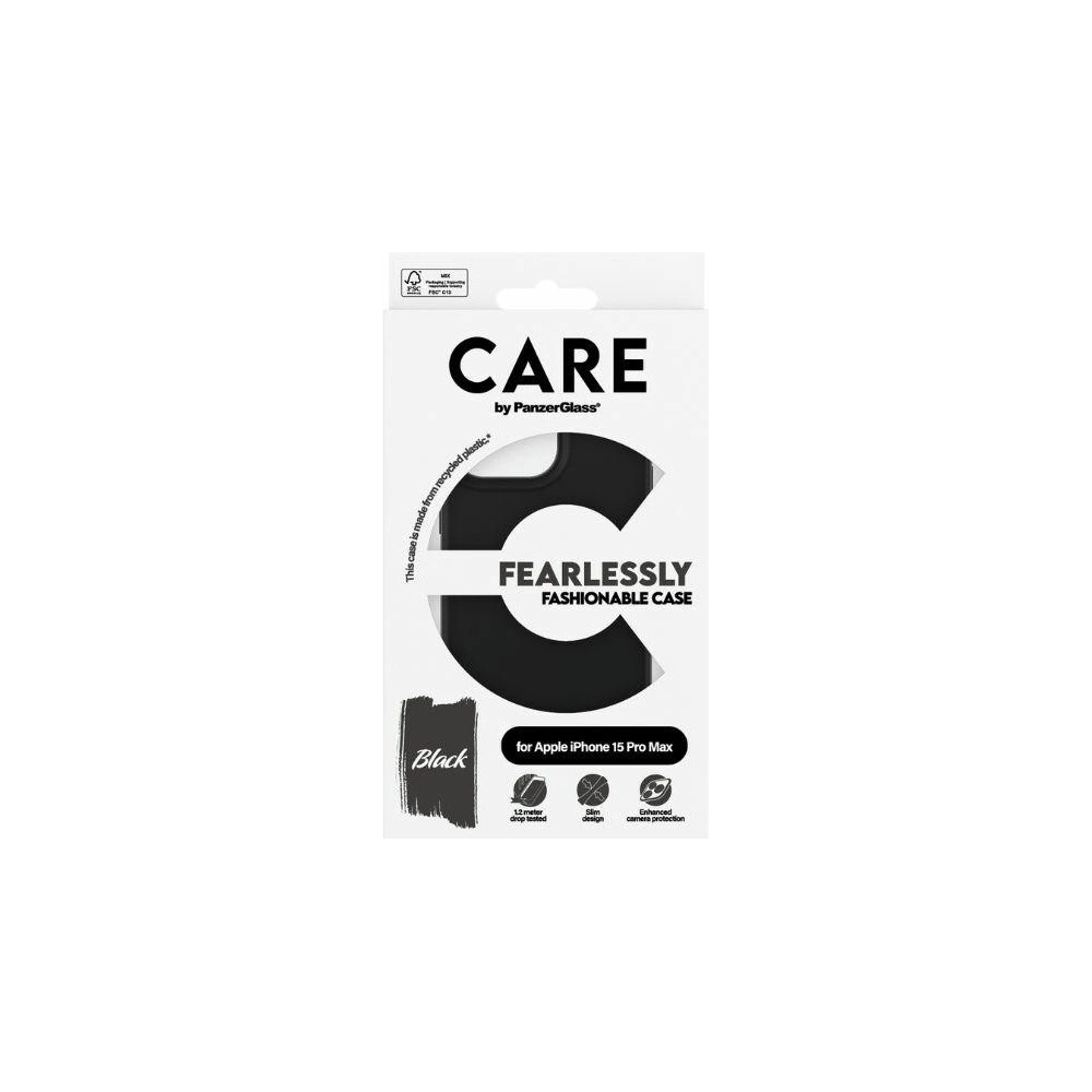 Hurtownia GSM - Case CARE von PanzerGlass Furchtlos modisches Case Apple iPhone 15 Pro Max schwarz/black - PZG657 - {ean13} - Hurt