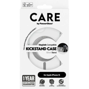 Hurtownia GSM - Etui CARE od PanzerGlass Kickstand Case Apple iPhone 15/14/13 MagSafe stříbrný/silver - PZG658 - {ean13} - Hurt