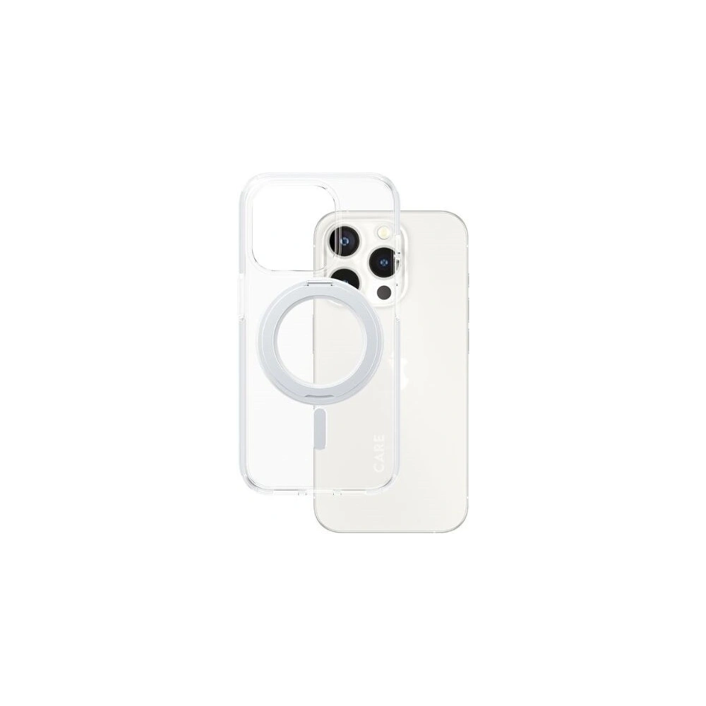 Hurtownia GSM - Etui CARE od PanzerGlass Kickstand Case Apple iPhone 15 Pro MagSafe stříbrný/silver - PZG660 - {ean13} - Hurt