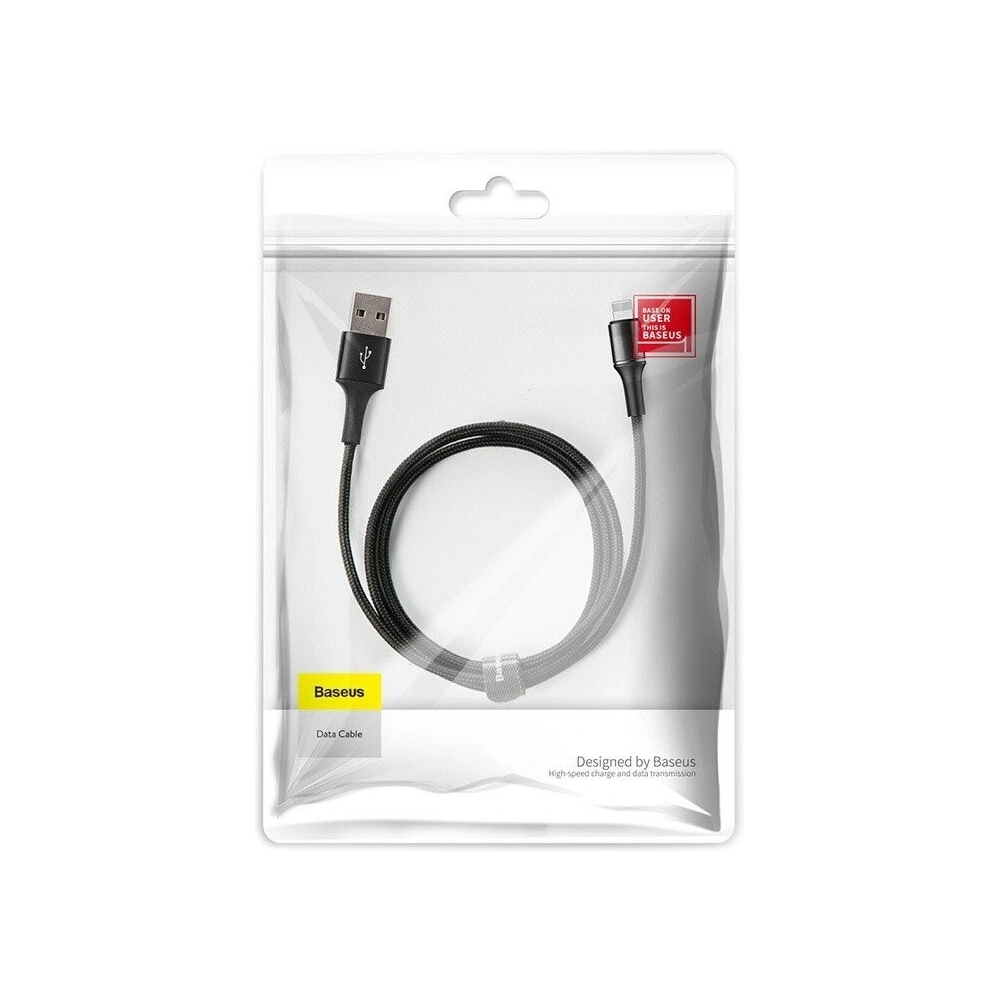 Hurtownia GSM - Kabel lightning z podświetleniem LED Baseus Halo 1.5A 2m (czarny) - BSU771BLK - {ean13} - Hurt