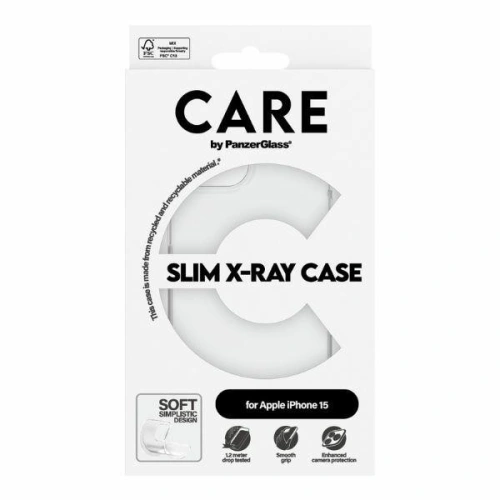 Etui CARE by PanzerGlass Slim X-Ray Case Apple iPhone 15/14/13 przezroczysty/transparent