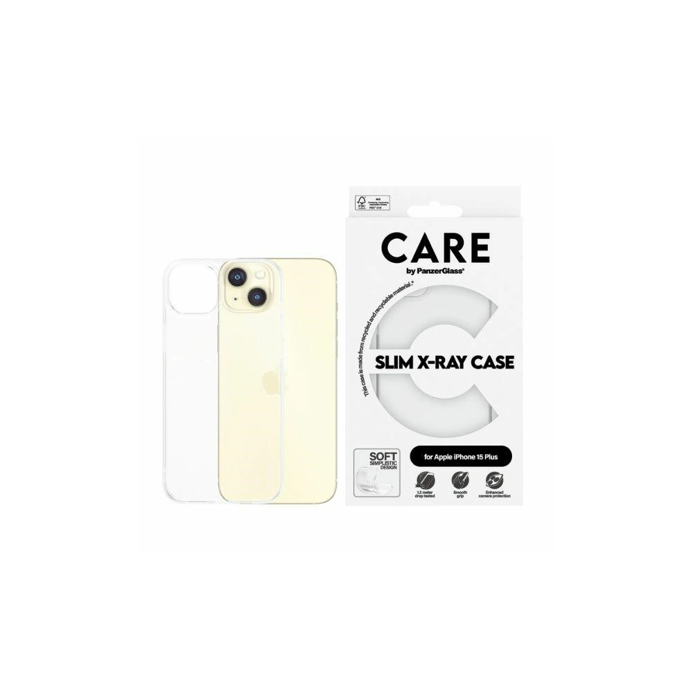 Hurtownia GSM - Etui CARE by PanzerGlass Slim X-Ray Case Apple iPhone 15 Plus / 14 Plus przezroczysty/transparent - PZG663 - {ean13} - Hurt