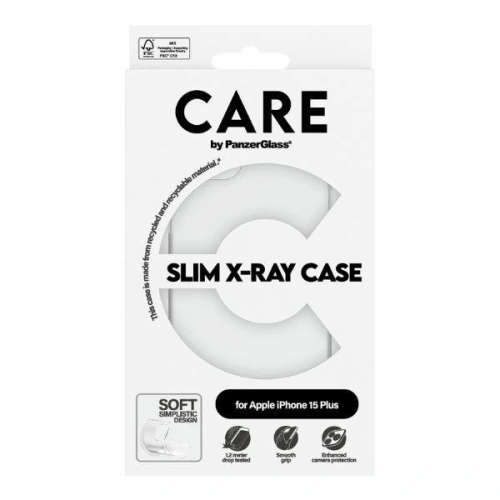 Etui CARE by PanzerGlass Slim X-Ray Case Apple iPhone 15 Plus / 14 Plus przezroczysty/transparent