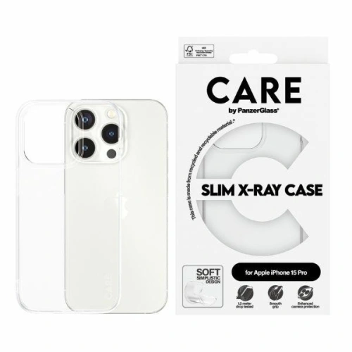 Etui CARE by PanzerGlass Slim X-Ray Case Apple iPhone 15 Pro przezroczysty/transparent