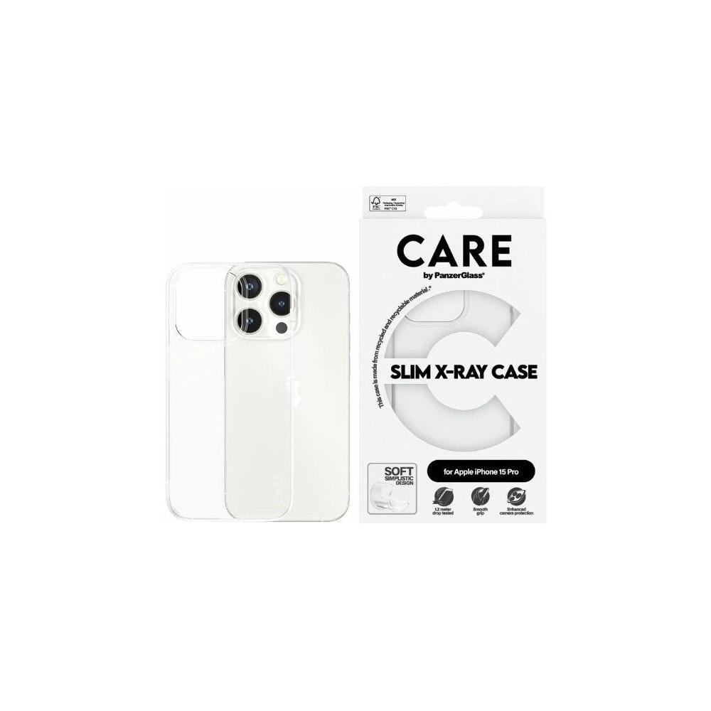 Hurtownia GSM - Case CARE von PanzerGlass Slim X-Ray Case Apple iPhone 15 Pro transparent/ durchsichtig - PZG664 - {ean13} - Hurt