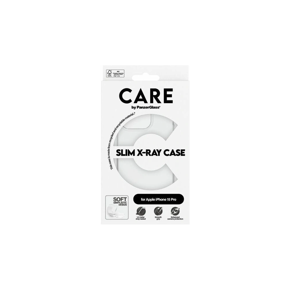 Hurtownia GSM - Case CARE von PanzerGlass Slim X-Ray Case Apple iPhone 15 Pro transparent/ durchsichtig - PZG664 - {ean13} - Hurt