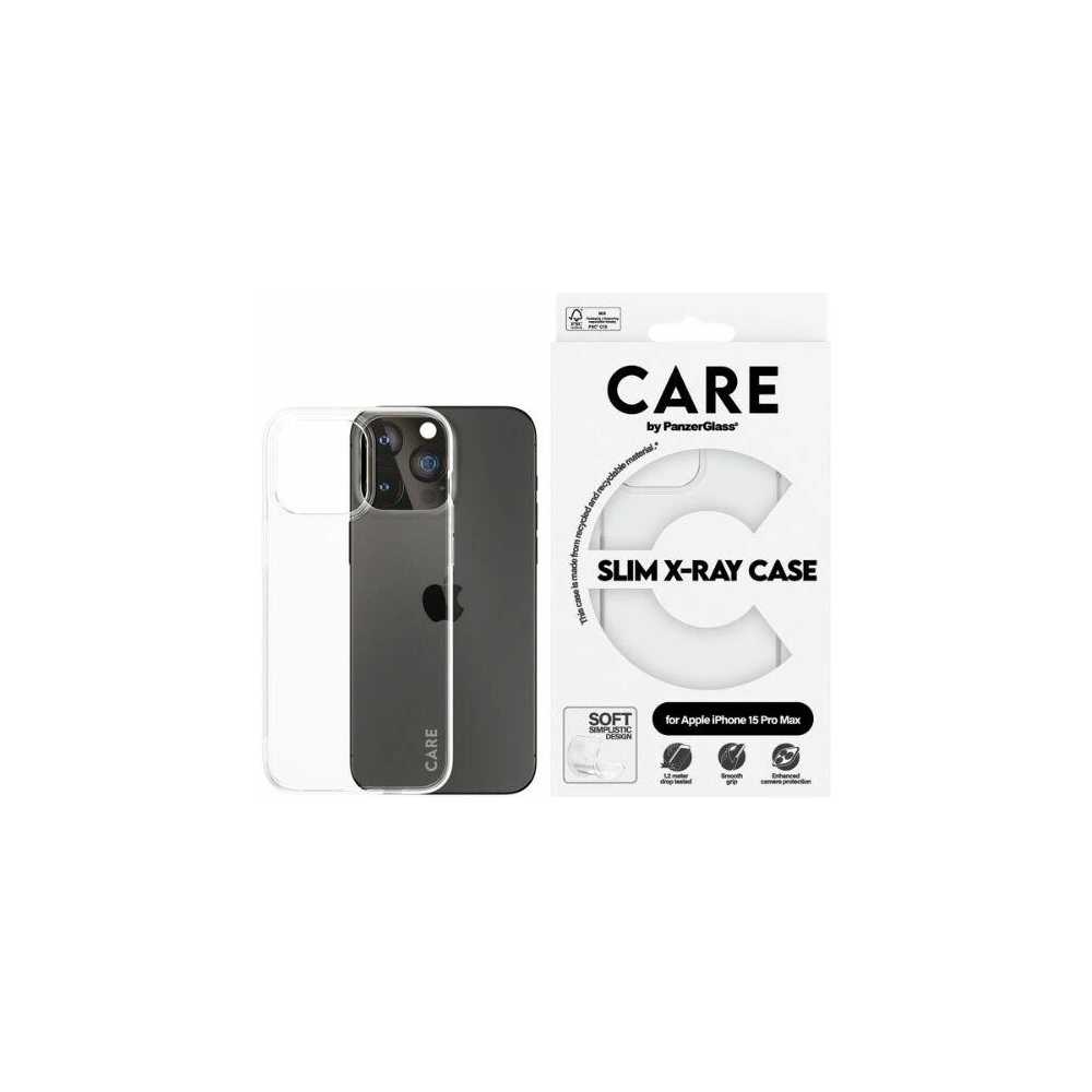 Hurtownia GSM - Case CARE von PanzerGlass Slim X-Ray Case Apple iPhone 15 Pro Max transparent/durchsichtig - PZG665 - {ean13} - Hurt