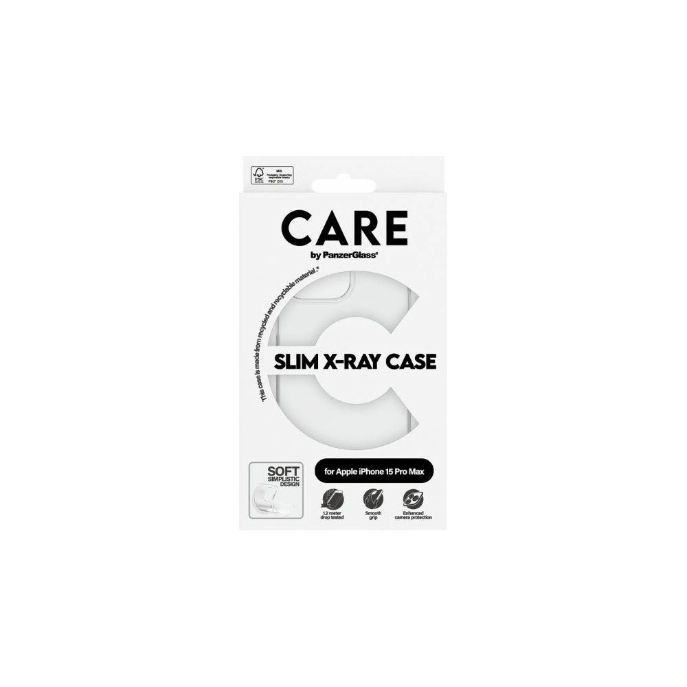 Hurtownia GSM - Case CARE von PanzerGlass Slim X-Ray Case Apple iPhone 15 Pro Max transparent/durchsichtig - PZG665 - {ean13} - Hurt