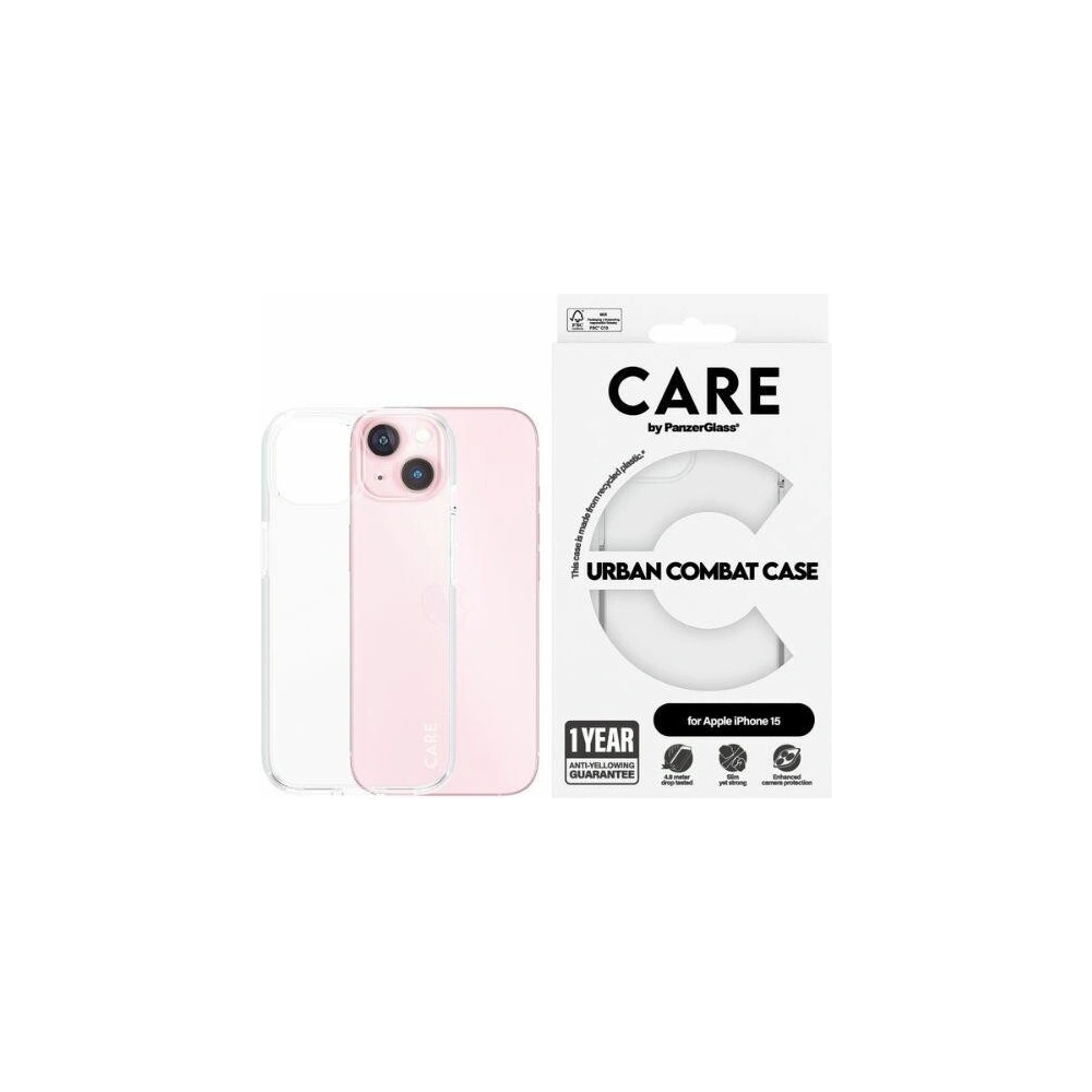 Hurtownia GSM - Etui CARE by PanzerGlass Urban Combat Case Apple iPhone 15/14/13 átlátszó/transparent - PZG666 - {ean13} - Hurt