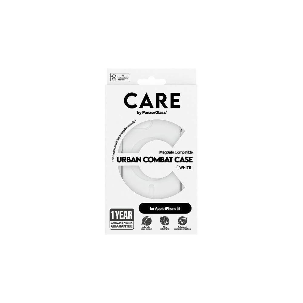 Hurtownia GSM - Etui CARE by PanzerGlass Urban Combat Case Apple iPhone 15/14/13 MagSafe biały/white - PZG667 - {ean13} - Hurt
