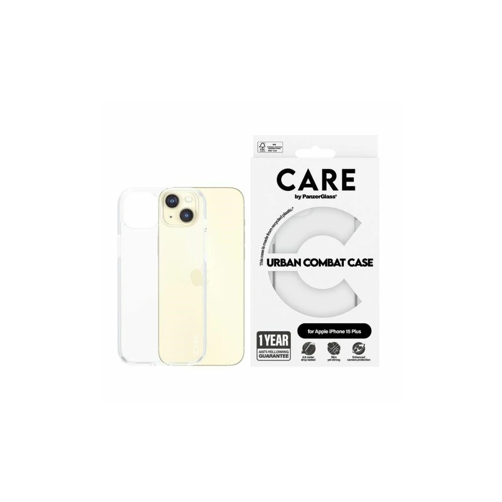 Hurtownia GSM - Case CARE von PanzerGlass Urban Combat Case Apple iPhone 15 Plus / 14 Plus transparent/ durchscheinend - PZG669 - {ean13} - Hurt