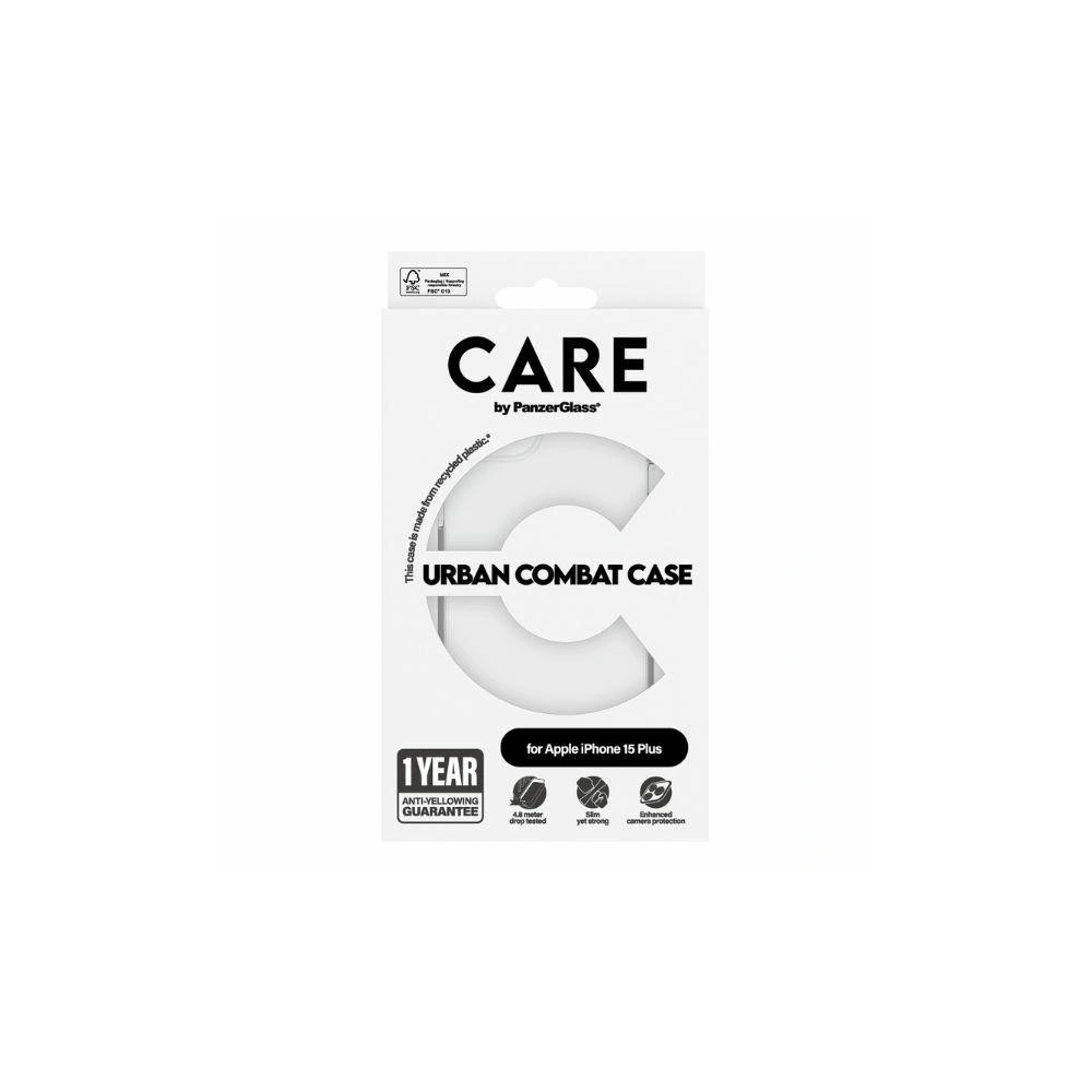 Hurtownia GSM - Case CARE von PanzerGlass Urban Combat Case Apple iPhone 15 Plus / 14 Plus transparent/ durchscheinend - PZG669 - {ean13} - Hurt