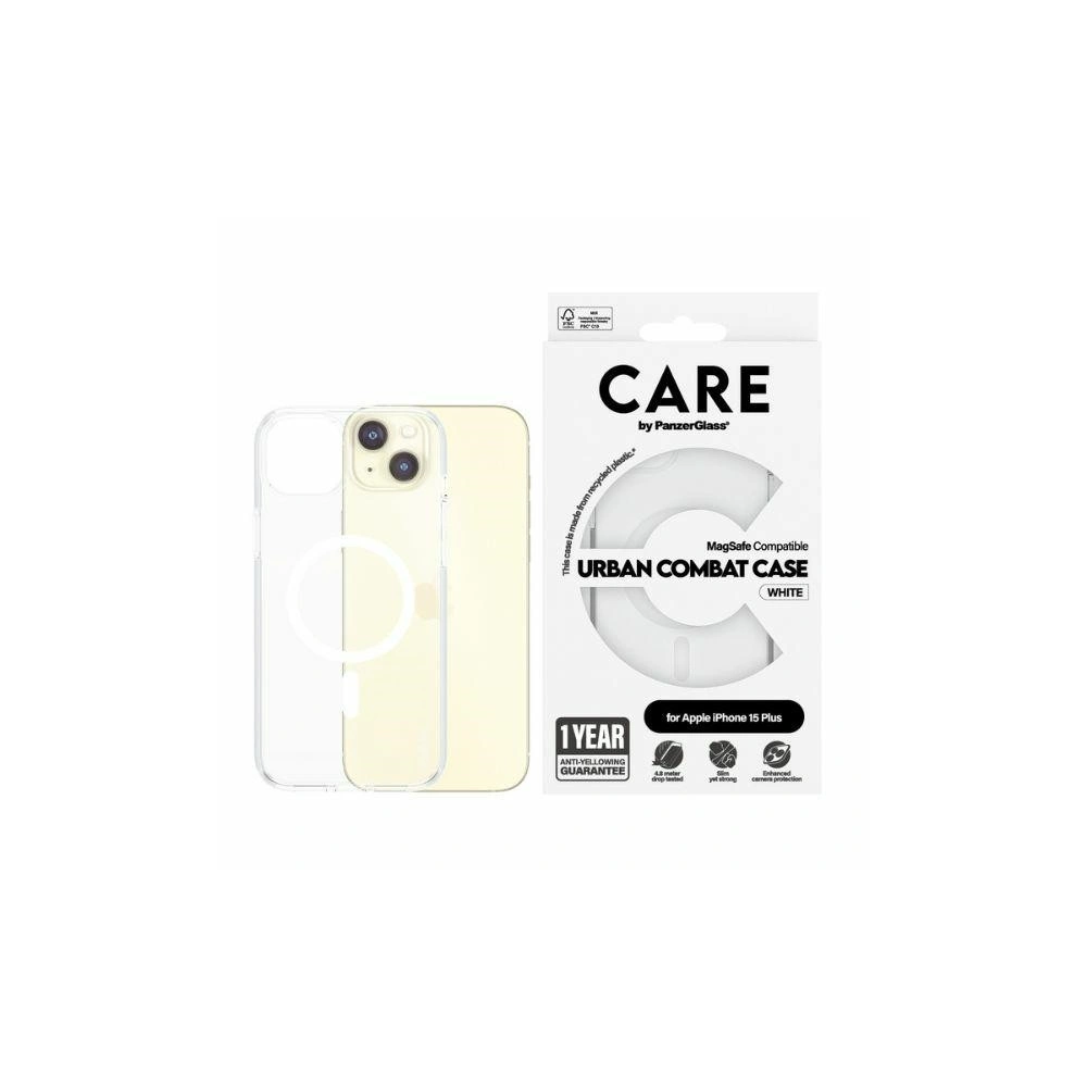 Hurtownia GSM - Case CARE von PanzerGlass Urban Combat Case Apple iPhone 15 Plus / 14 Plus MagSafe weiß/white - PZG670 - {ean13} - Hurt