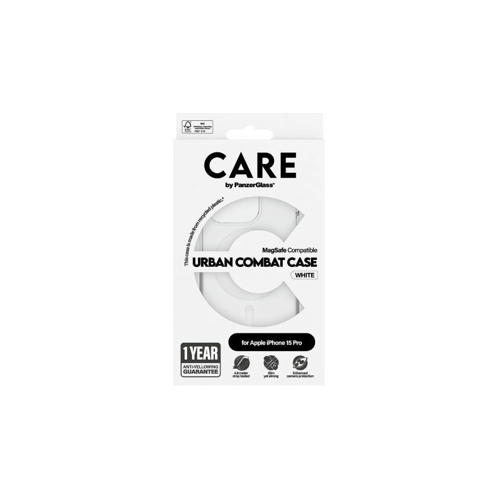 Hurtownia GSM - Case CARE von PanzerGlass Urban Combat Case Apple iPhone 15 Pro MagSafe weiß/white - PZG673 - {ean13} - Hurt