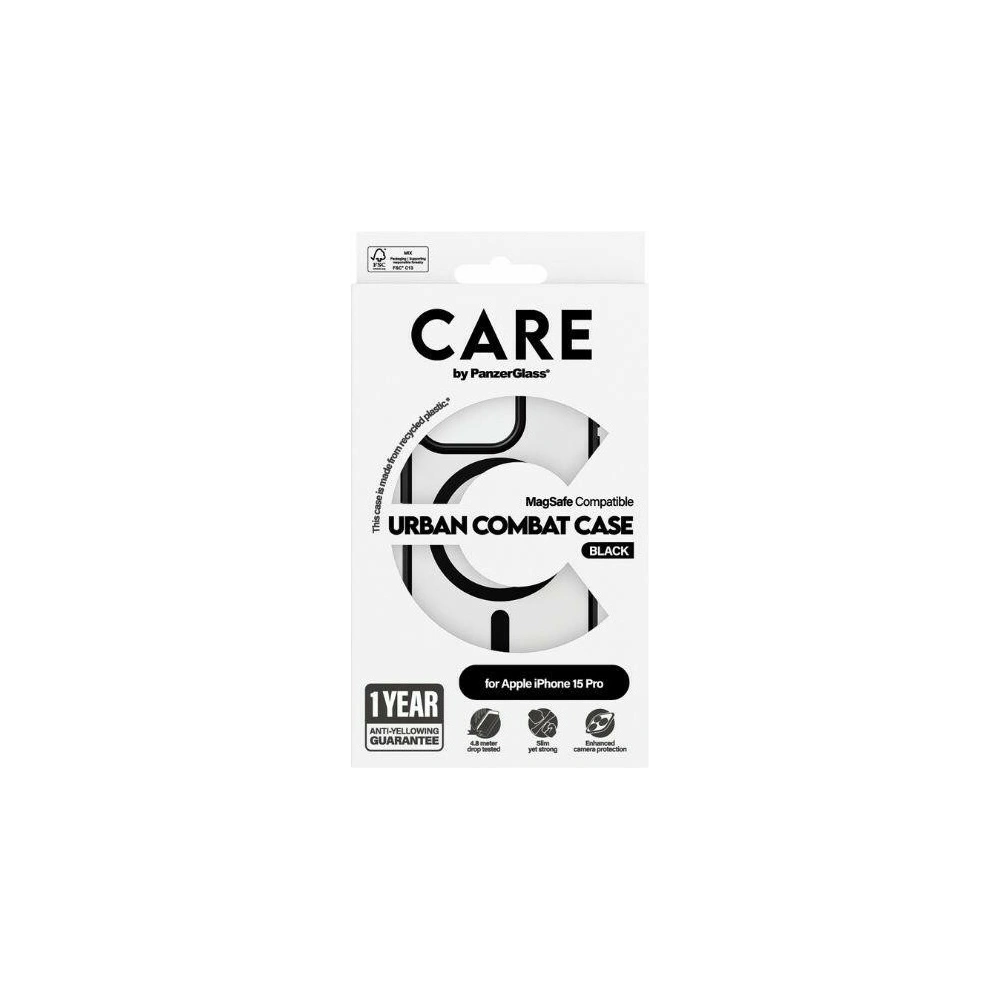 Hurtownia GSM - Etui CARE by PanzerGlass Urban Combat Case Apple iPhone 15 Pro MagSafe czarny/black - PZG674 - {ean13} - Hurt