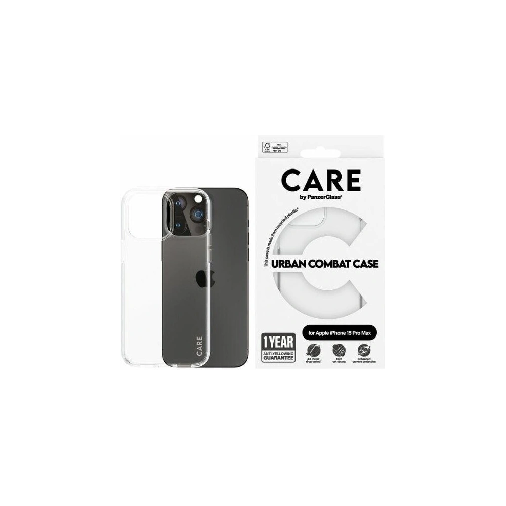 Hurtownia GSM - Etui CARE by PanzerGlass Urban Combat Case Apple iPhone 15 Pro Max transparent/transparent - PZG675 - {ean13} - Hurt