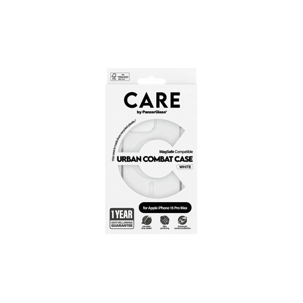 Hurtownia GSM - Etui CARE by PanzerGlass Urban Combat Case Apple iPhone 15 Pro Max MagSafe fehér/white - PZG676 - {ean13} - Hurt