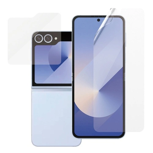 Zestaw folia + szkło PanzerGlass Bundle 2in1 Samsung Galaxy Z Flip6 / 7 FE Screen Protector Ultra Wide-Fit + TPU Classic Fit