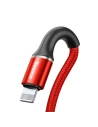 Wholesale Lightning LED Light Baseus Halo Cable 2.4A 0.5m Red - BSU772RED - {ean13} - Hurt