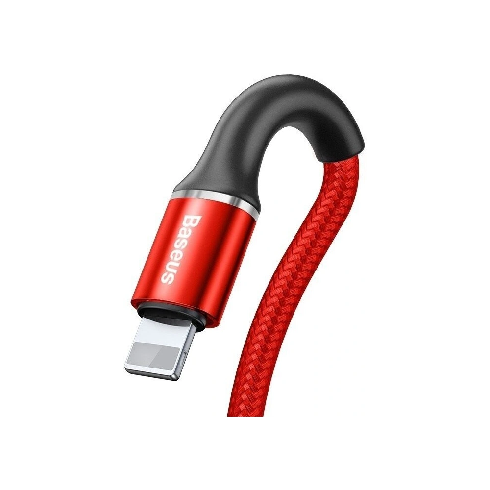 Wholesale Lightning LED Light Baseus Halo Cable 2.4A 0.5m Red - BSU772RED - {ean13} - Hurt