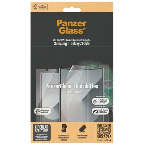 Zestaw folia + szkło PanzerGlass Bundle 2in1 Samsung Galaxy Z Fold6 Screen Protector Ultra Wide-Fit + TPU Classic Fit