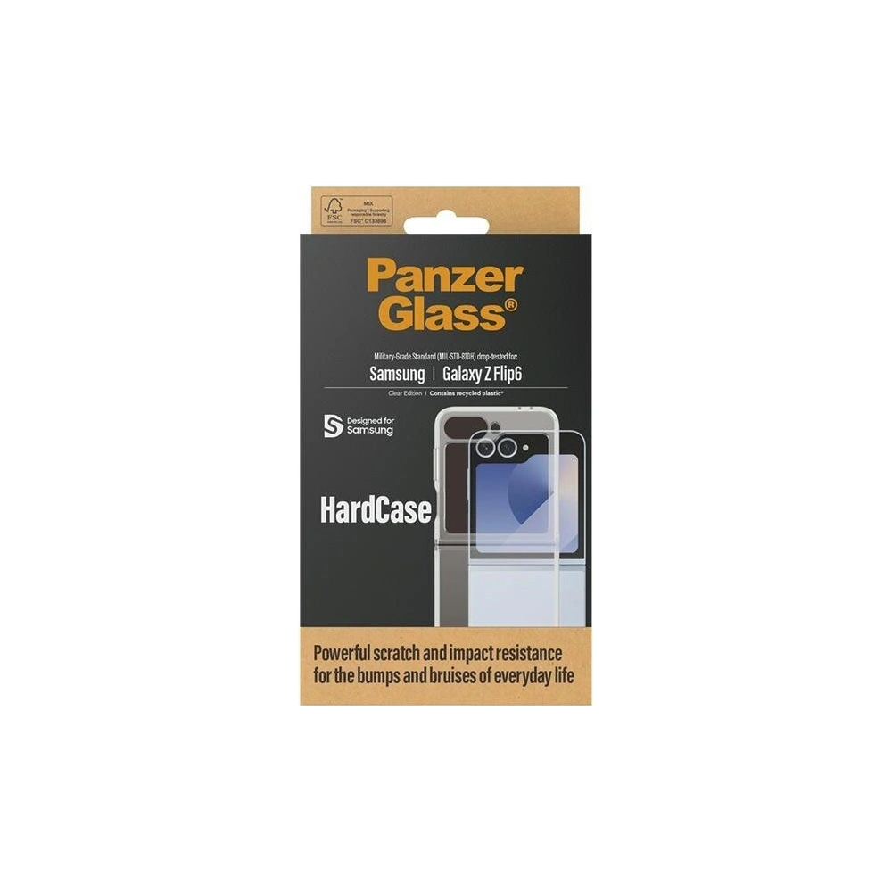 Wholesale PanzerGlass HardCase Samsung Galaxy Z Flip6 clear - PZG683 - {ean13} - Hurt