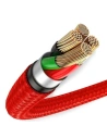 Wholesale Lightning LED Light Baseus Halo Cable 2.4A 0.5m Red - BSU772RED - {ean13} - Hurt