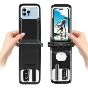 Wholesale Universal double waterproof case 6.7" USAMS IP68 black - USA1139 - {ean13} - Hurt