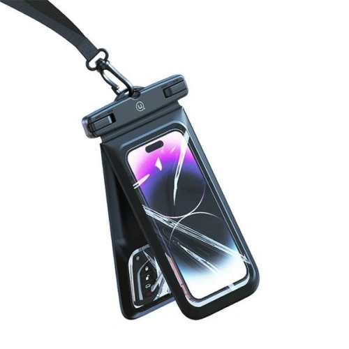 Uniwersalne podwójne etui wodoodporne 6.7" USAMS IP68 różowy/pink