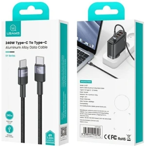 Hurtownia GSM - Kabel USAMS USB-C / USB-C 240W 1.2m SY Series tarnish - USA1141 - {ean13} - Hurt