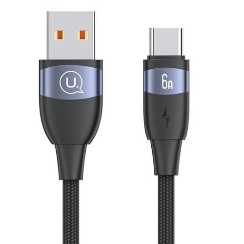 Kabel USAMS U85 USB-A / USB-C 6A 1.2m Fast Charging czarny/black