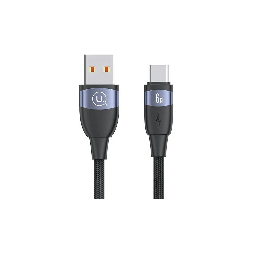 Hurtownia GSM - Kabel USAMS U85 USB-A / USB-C 6A 1.2m Fast Charging czarny/black - USA1142 - {ean13} - Hurt