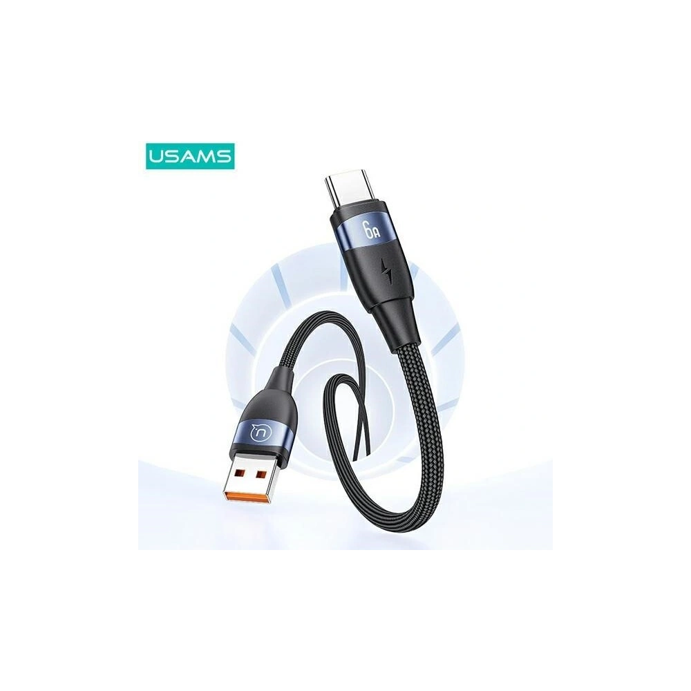 Hurtownia GSM - Kabel USAMS U85 USB-A / USB-C 6A 1.2m Fast Charging czarny/black - USA1142 - {ean13} - Hurt