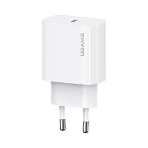 Hurtownia GSM - USAMS CC226 T65 PD 20W Gyors Töltő hálózati adapter + USB-C / USB-C 60W kábel fehér - USA1144 - {ean13} - Hurt
