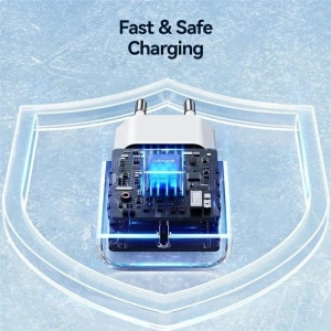 Hurtownia GSM - USAMS CC226 T65 PD 20W Gyors Töltő hálózati adapter + USB-C / USB-C 60W kábel fehér - USA1144 - {ean13} - Hurt