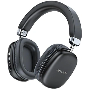 Wholesale AWEI AT7 wireless headphones Bluetooth black - AWEI210 - {ean13} - Hurt