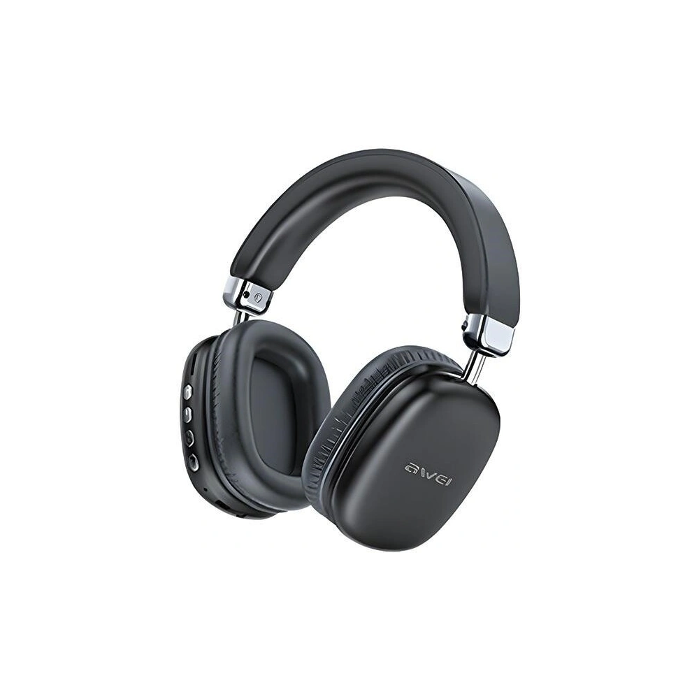 Hurtownia GSM - Słuchawki bezprzewodowe nauszne AWEI AT7 Bluetooth czarny/black - AWEI210 - {ean13} - Hurt