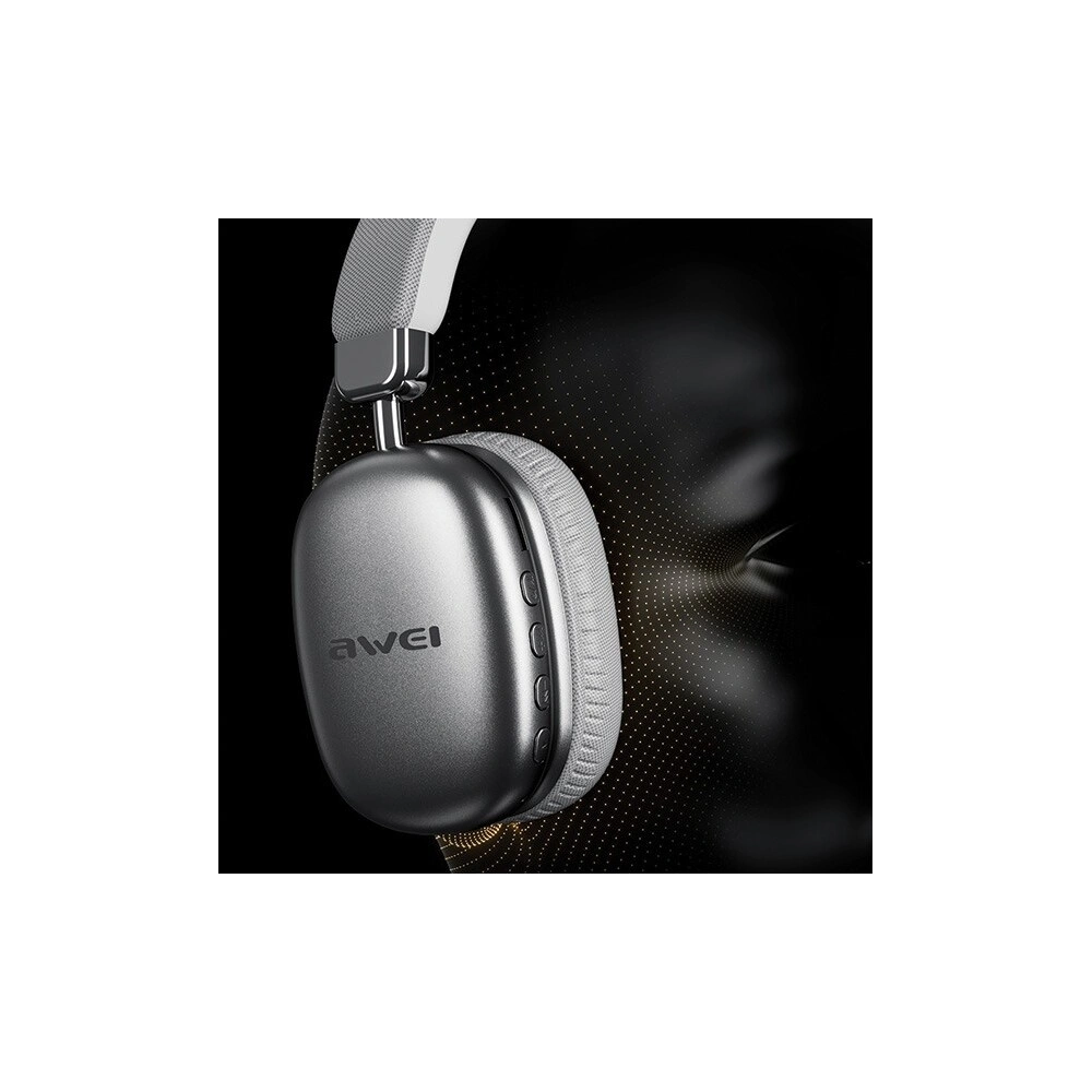 Wholesale AWEI AT7 wireless headphones Bluetooth black - AWEI210 - {ean13} - Hurt
