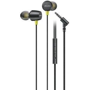 Wholesale AWEI L5 headphones 3.5mm jack black - AWEI211 - {ean13} - Hurt