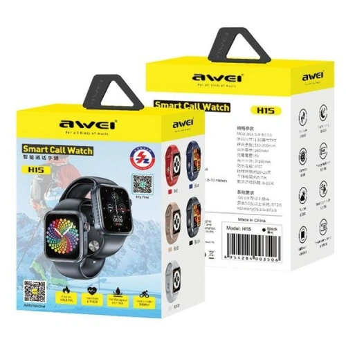 Smartwatch AWEI H15 czarny/black